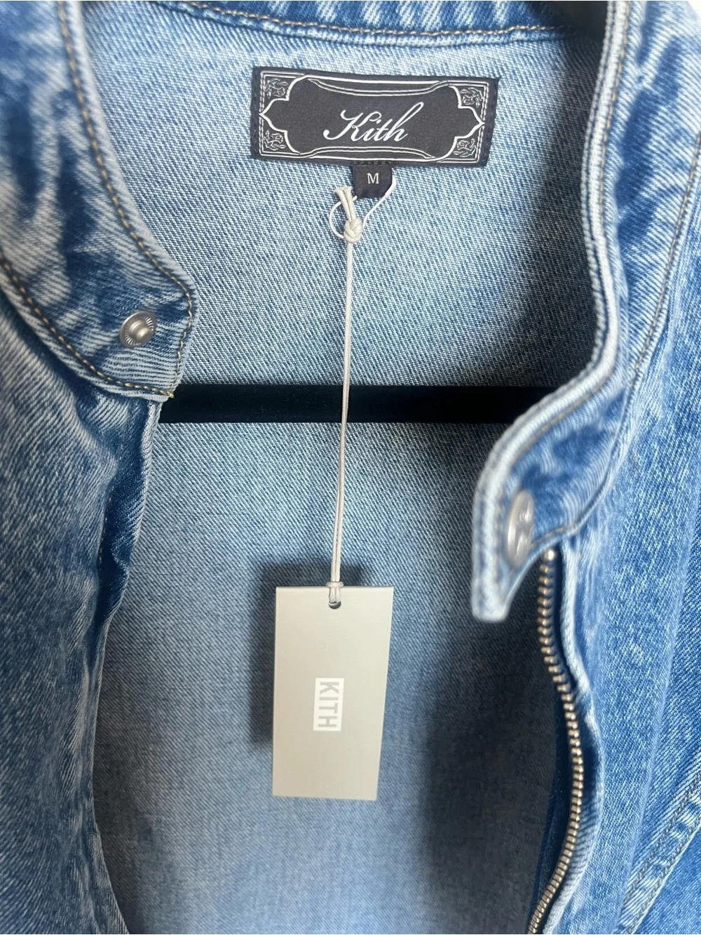 Kith Men's Washed Light Blue Relaxed Denim Jacket